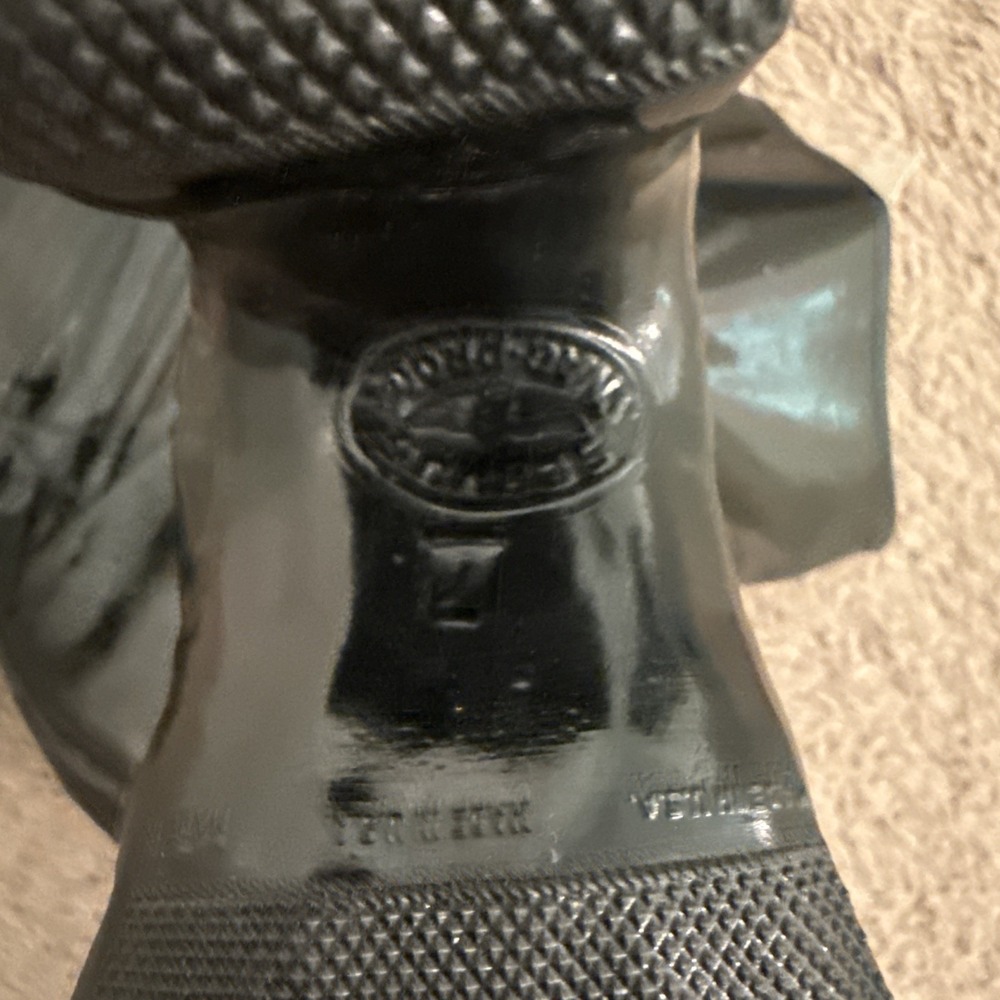 1940s Black Gaytees Size 7.5 Rain boots Rare - Picture 5 of 8